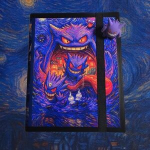 Mystical Blue and Purple Art Journal